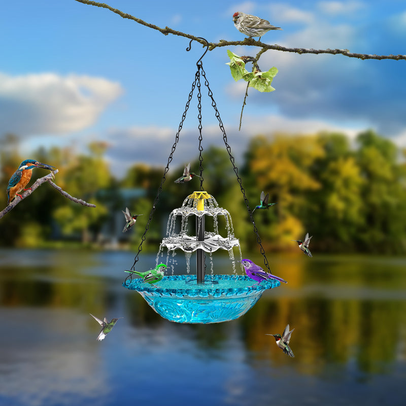 Solar Bird Bath Fountain Feeder - Eco-Friendly Garden