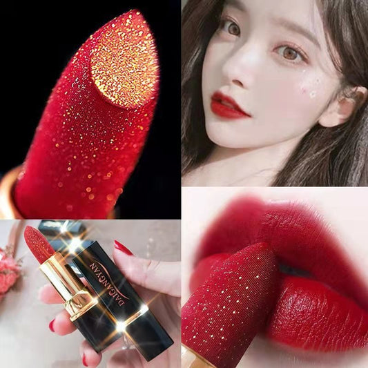 Diamond Shimmer Velvet Matte Lipstick - Luxury Look $3.45