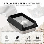 Stainless Steel Cat Litter Box 7