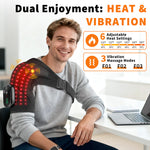 Electric-heated Shoulder Warmer With Vibration Massage And Heating Function For The Neck 7