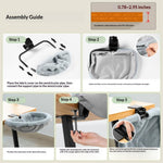 Folding Computer Desk Cat Bed - 2-in-1 Workspace & Pet Bed 8