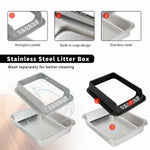 Stainless Steel Cat Litter Box 3