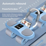 Automatic Rebound Plank-Crunch 2-in-1 Ab Wheel 49