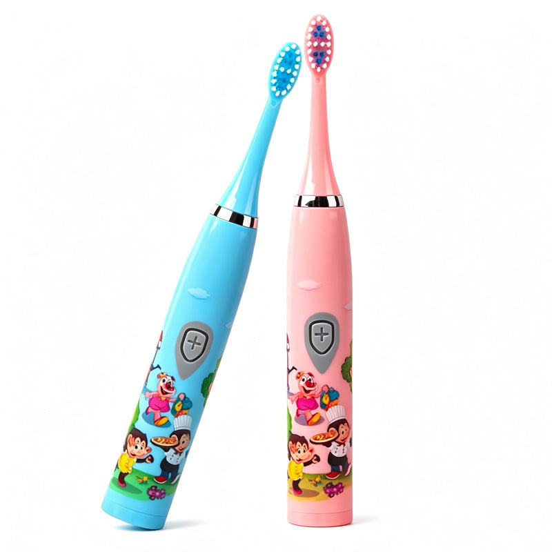Children Sonic Electric Toothbrush Ipx6 Waterproof Colorful
