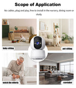 Smart HD Pan-Tilt Security Camera - Home Surveillance 12