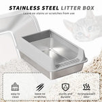 Stainless Steel Cat Litter Box 8
