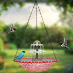 Solar Bird Bath Fountain Feeder - Eco-Friendly Garden 11