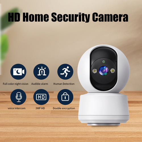 Smart HD Pan-Tilt Security Camera - Home Surveillance