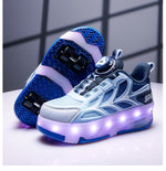 LED Flashing Kids Roller Skates - Breathable Mesh Design 12