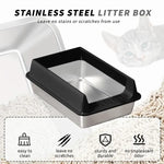 Stainless Steel Cat Litter Box 1