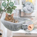 Folding Computer Desk Cat Bed - 2-in-1 Workspace & Pet Bed 2
