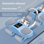 Automatic Rebound Plank-Crunch 2-in-1 Ab Wheel 28